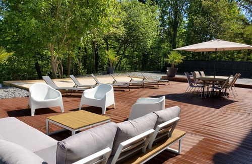 Isles-sur-Suippe Villa | LA VILLA RIVIERA - sauna, spa, heated pool, pinball arcade sports relaxation