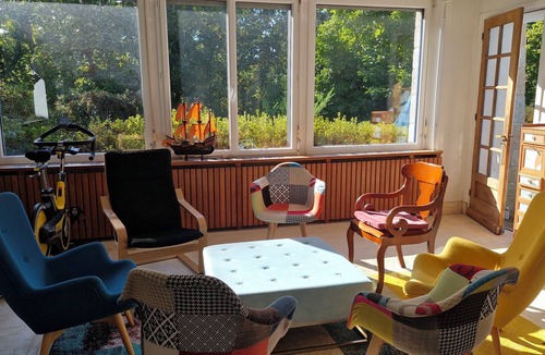 Plourin-les-Morlaix House | large house on wooded grounds, close to the sea, private tennis court; piano
