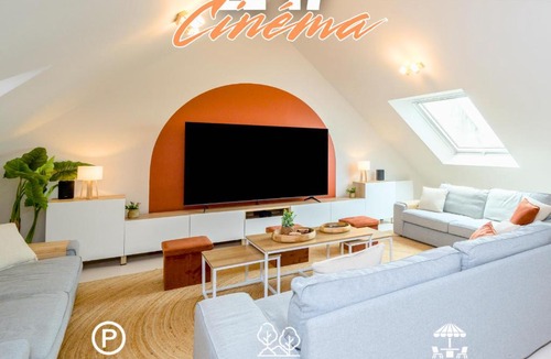Ploufragan House | Le 17, Cinéma privé, Arcade rétro, Jardin