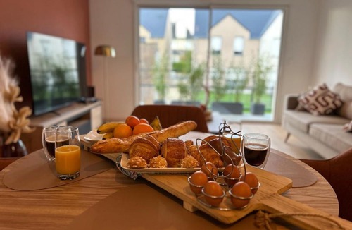 Saint-Brieuc Apartment | Le 7ème Quai - T3 cosy à proximité de la gare