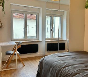 Quartier Beauregard-Boufflers-Buthegnemont-Boudonville Apartment | Le Chardon Nancy- 2 chambres- parking gratuit- proche transports et Zénith
