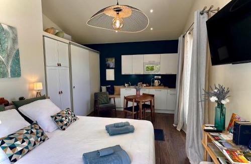 Serviers-et-Labaume Apartment | Le Clos D'icelle Studio Premium et Piscine