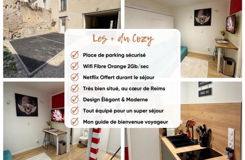 Reims City Centre Apartment | Le cozy Cathedral Reims