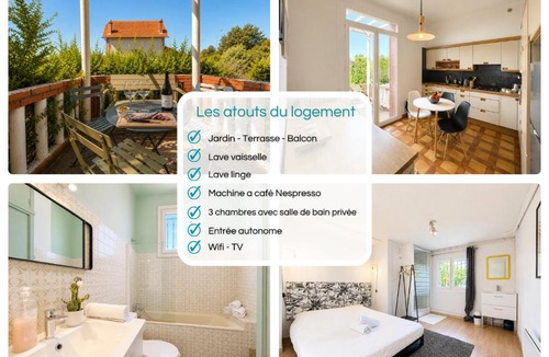 Casselardit House | " Le Grand Biarritz " Jardin - Parking - WIFI