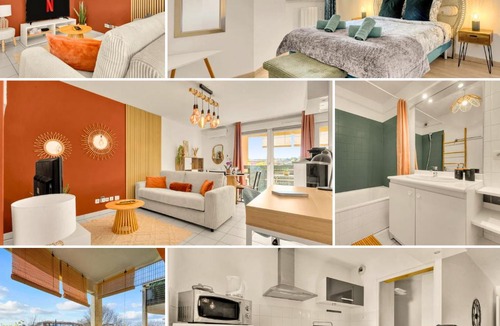 Blagnac Apartment | Le Montaigne-Clim-Parking Privé-Tramway-Airbus-MEETT