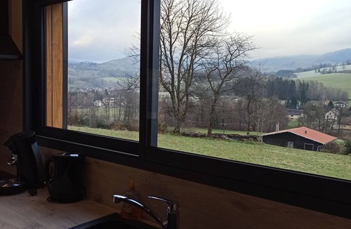 Ban-de-Laveline Ski Chalet | Le Nid Douillet : New chalet with breathtaking views, private JACUZZI and SAUNA