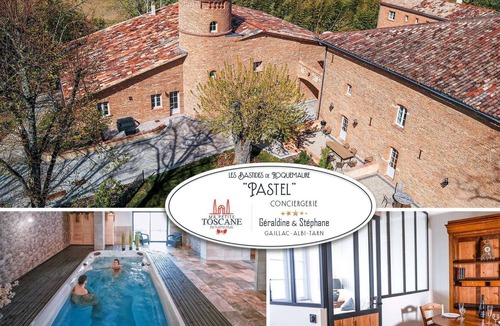 Roquemaure Apartment | Le Pastel - Swim spa - Hamman - Sauna - 2 people