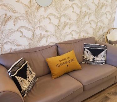 Chalons-en-Champagne Apartment | "Le Rive-Gauche" tout équipé, 2 chambres proche gare & centre - WiFi-NETFLIX gratuits