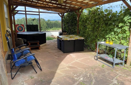 Saulxures Apartment | LeCLARA Vacation Rental in the Mountains: pool table, hot tub, sauna. pets welcome