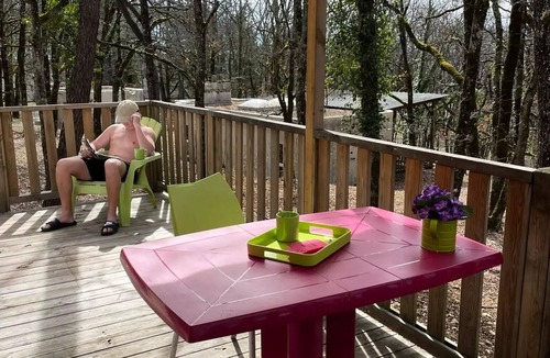 Prayssac House | Les Bois de Prayssac Campsite - 2-room mobile home for 2 people