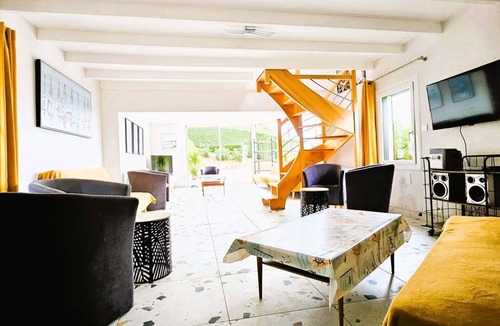 Trevou-Treguignec House | "Les Camélias" Vacation Rental - Spa - Lush, Green Setting - Trestel Beach