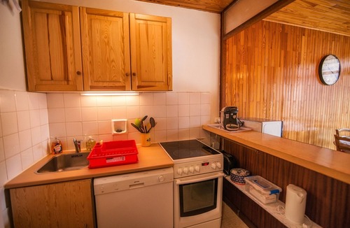 Orcieres Apartment | Les Tilleuls 24 - balcon vue montagne
