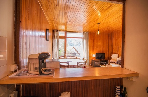 Orcieres Apartment | Les Tilleuls 24 - balcon vue montagne