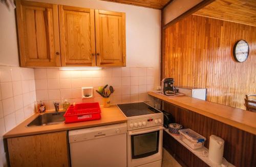Orcieres Apartment | Les Tilleuls 24 - balcon vue montagne