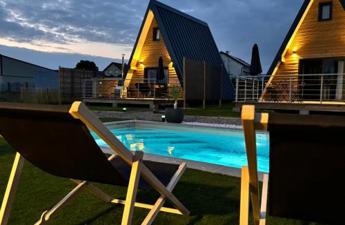 Saint-Utin Ski Chalet | Lodge lady tipi 1 avec bain nordique et piscine