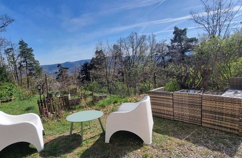 Trois-Epis Apartment | Lodging "Lilas" 105 m², 5-star, ground floor, wood-burning stove, 50 m² terrace