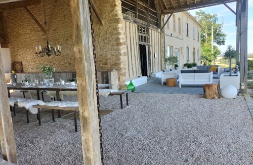 Saint-Justin Other | Loft 4 p, Marciac exceptional view of the Pyrenees, swimming pool, no pets