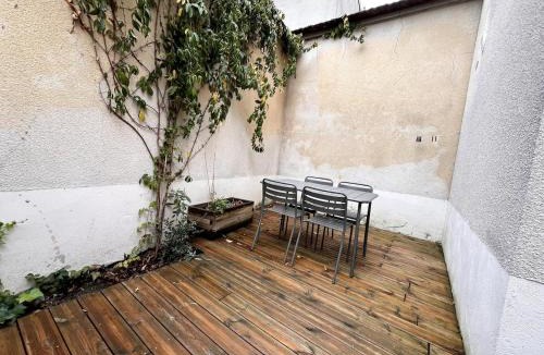 Reims Apartment | Luton RDC avec terrasse calme proche centre ville