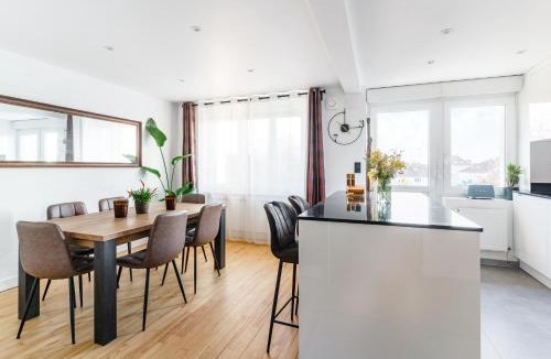 Sablon Apartment | Luxueux, climatisé, 2 chambres, parking privé inclus, design, confort premium, 80 m2, proche gare SNCF
