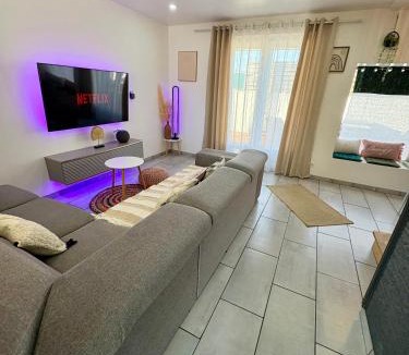 Tarbes House | Maison 6pers,3 chambres, Clim,terrasse, jardin, Park