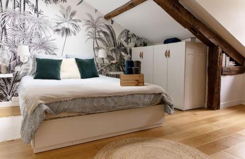 Centre Ville Villa | Maison et appartement attenant pour 10 personnes avec terrasse, cour et parking