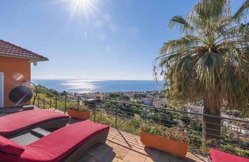 Menton Villa | Menton: Vue Mer, Piscine: Suite Privée