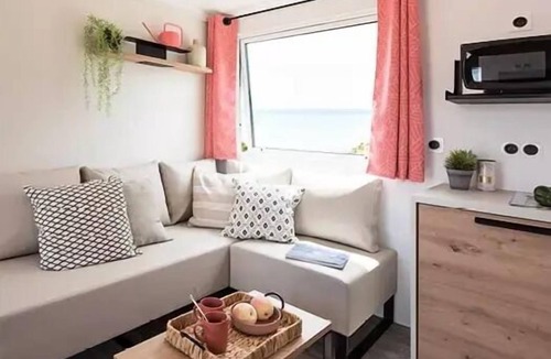 Savignac-les-Ormeaux House | Mobil-home Confort 36m² - 3 bedrooms + Covered terrace + Reversible air conditioning + TV 6 persons