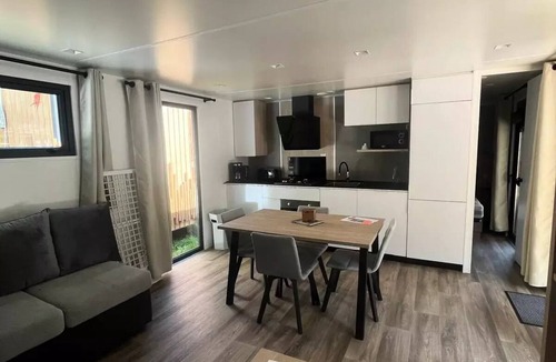 Savignac-les-Ormeaux House | Mobil-home Premium 40m² - 2 bedrooms + Covered terrace + Reversible air conditioning + TV 4 persons