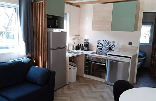 Savignac-les-Ormeaux House | Mobil-home SPA Premium 40m² - 3 bedrooms - 2 bathrooms + Terrace + Reversible air conditioning + TV 6 persons