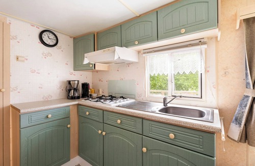 Pluduno RV Rental | Mobile Home 'Capacity 2 to 4 People' with Shared Pool and Private Terrace