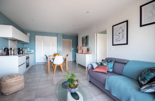 Pleneuf-Val-Andre Apartment | Modern flat for 4 within walking distance of the beach