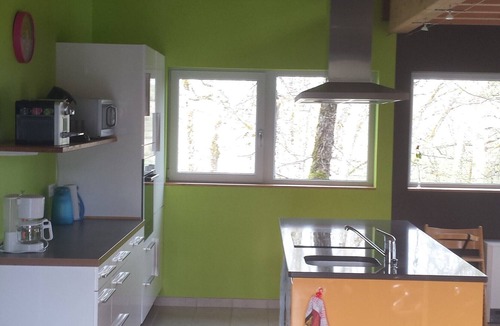 Luzech House | Modern wooden house with tree terrace and private heated pool