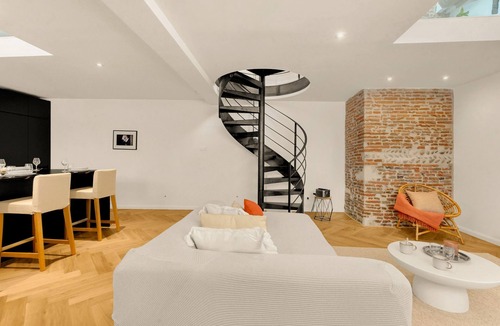Patte d'Oie Apartment | Nero Marquina - Climatisé, proche métro