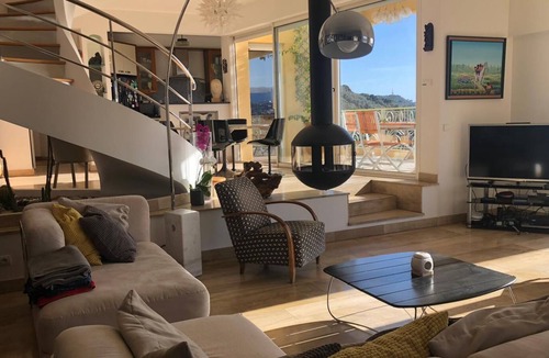 Saint-Roch Villa | NICE MONT BORON VILLA SEA VIEW WITH SWIMMING POOL