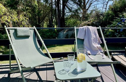 Tregastel Ski Chalet | Northwood, Bain nordique, terrasse