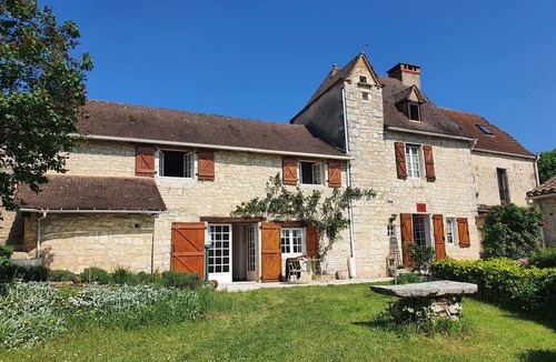 Saint-Martin-de-Vers House | Old farmhouse with pool and magnificient view