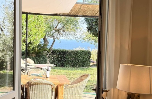 San Lorenzo al Mare House | Panoramic sea views - Stylish end terraced house with private garden-1km to the sea