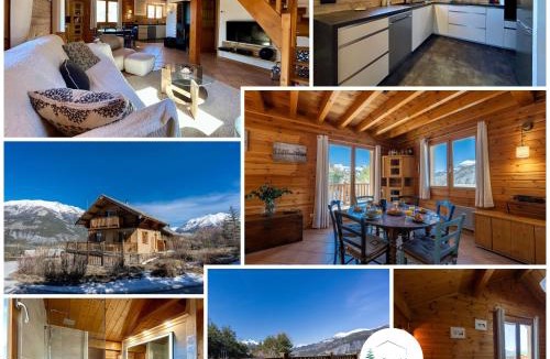 Enchastrayes Ski Chalet | Parenthèse Alpine - Poêle à bois - Calme - Parking