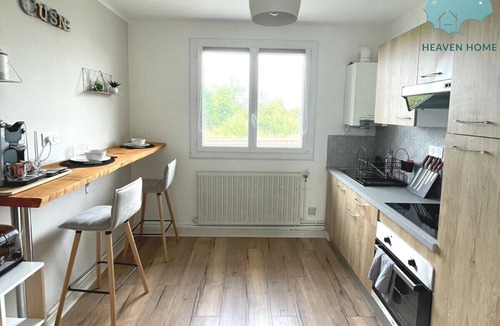 Saint-Brieuc Apartment | Pleasant 2-room apartment close to shops and train