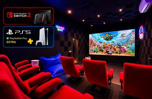 Provins Apartment | Pop & Fun à Provins avec Climatisation, toboggan et cinema room