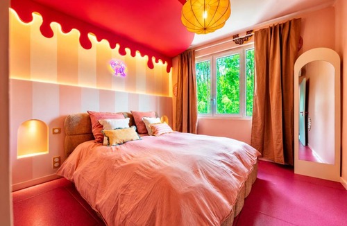 Provins Apartment | Pop & Fun à Provins avec Climatisation, toboggan et cinema room
