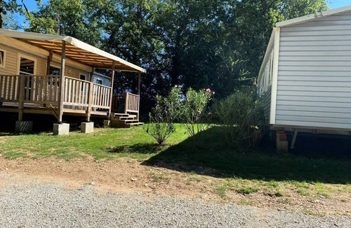 Montricoux House | Premium Mobile Home - 2 bedrooms (Max. 4 adults + 1 child), optional air conditioning for 4 to 5 people - 4 people included in the rate