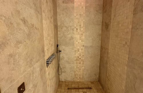 Poitiers Apartment | Private spa suite with Jacuzzi, sauna, sensory shower, Japanese massage chair