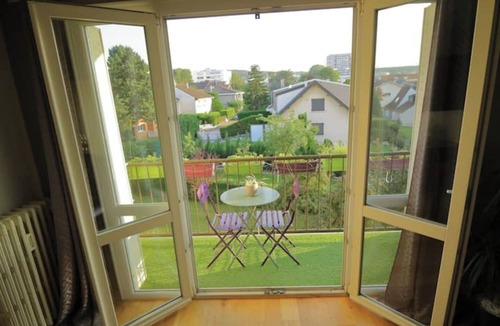 Vandoeuvre-les-Nancy Apartment | Quiet, bright apartment near Nancy Thermal with balcony