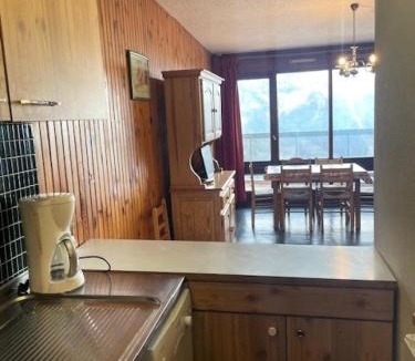 Orcieres-Merlette Apartment | Résidence Queyrelet Ii - 2 pièces cabine 6 personnes MAE-2816