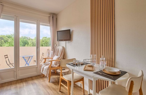 Barbotan-les-Thermes Apartment | Renovated studio with AC, balcony, pets welcome