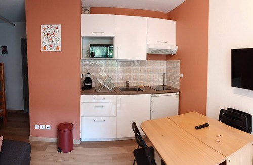 Cauterets Apartment | Renovated one-bedroom apartment with private parking and a balcony. Quiet, bright, and close to everything. Rated 2*