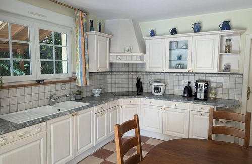 Louvemont Cottage | Riverside Retreat: Cozy 3BR with Modern Kitchen, Garage & Village Charm