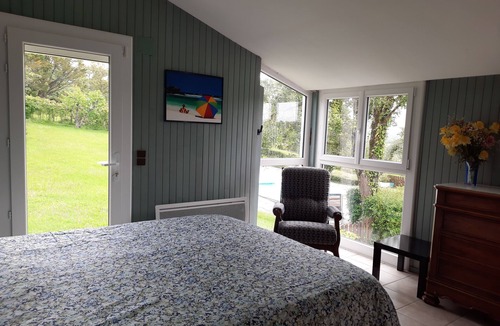 Cahors Bed & Breakfast | Rooms overlooking the garden with a beautiful view, available for rent as a whole or separately