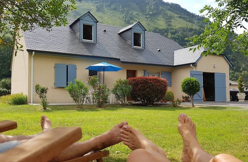 Gere-Belesten House | Seen on the mountain. Well located for our spa friends. skiers and hikers.